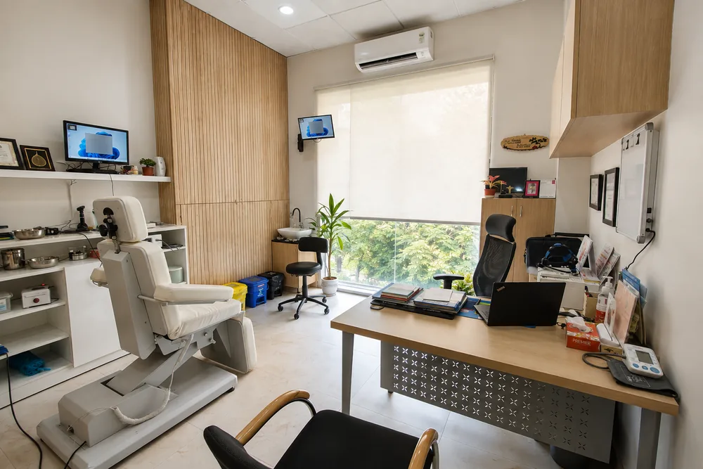 Endoscopy suite and consultation room at Vista ENT Clinic, Sector 82A, Gurugram
